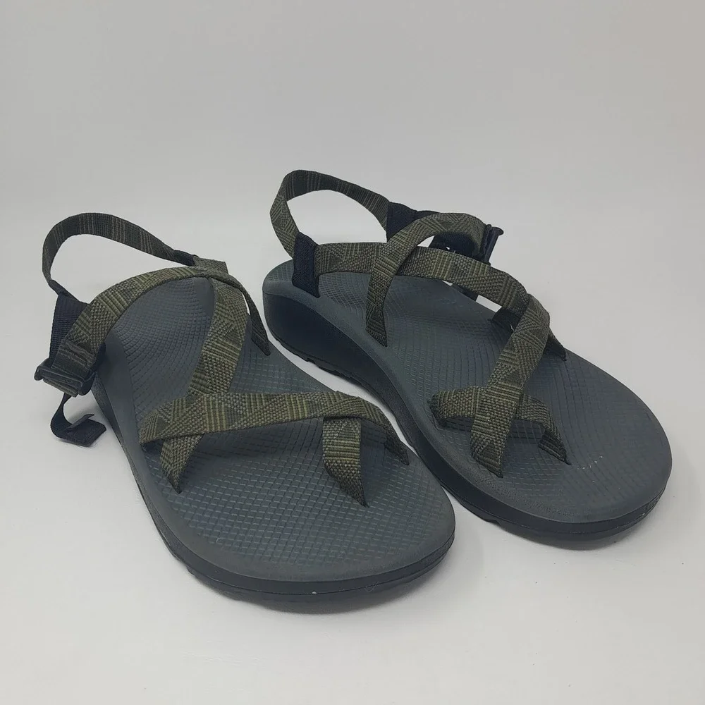 Chaco Z2 Classic Olive Green Toe Loop Hiking Sandals Mens Size 13 M J105977
